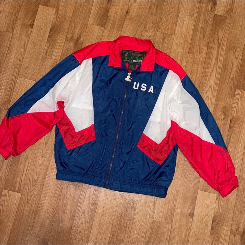 Vintage Team USA Windbreaker